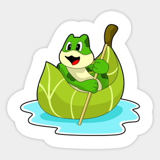 Frog Boat Sticker